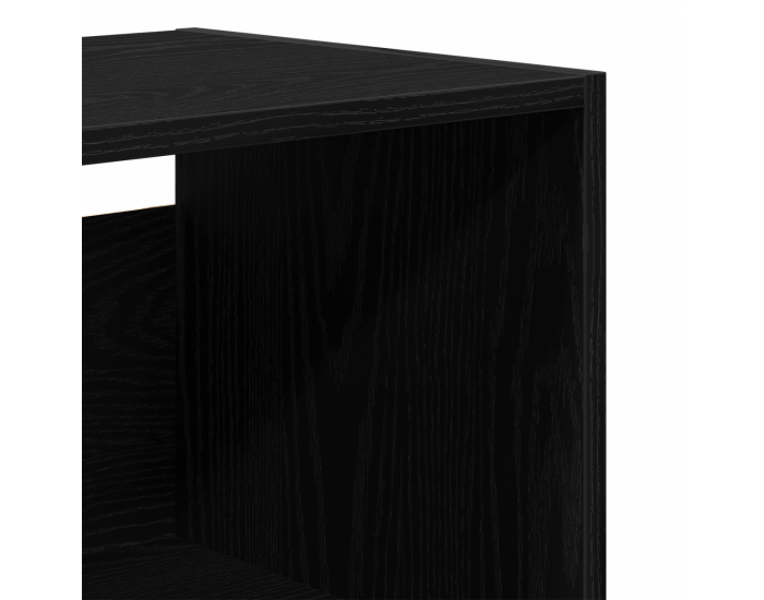 Sonata H Висок шкаф Черен дъб 69.5x34x180 см Инжинерна дървесина