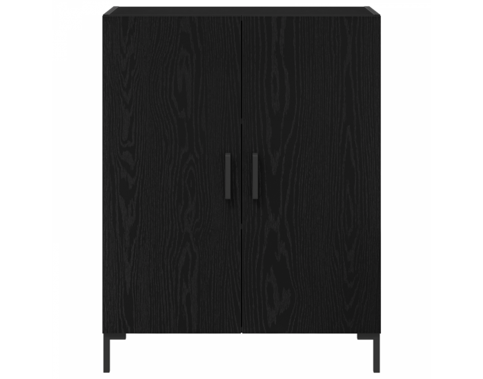 Sonata H Висок шкаф Черен дъб 69.5x34x180 см Инжинерна дървесина