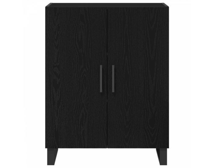 Sonata H висок борд черен дъб 69.5x34x180 см инженерна дървесина