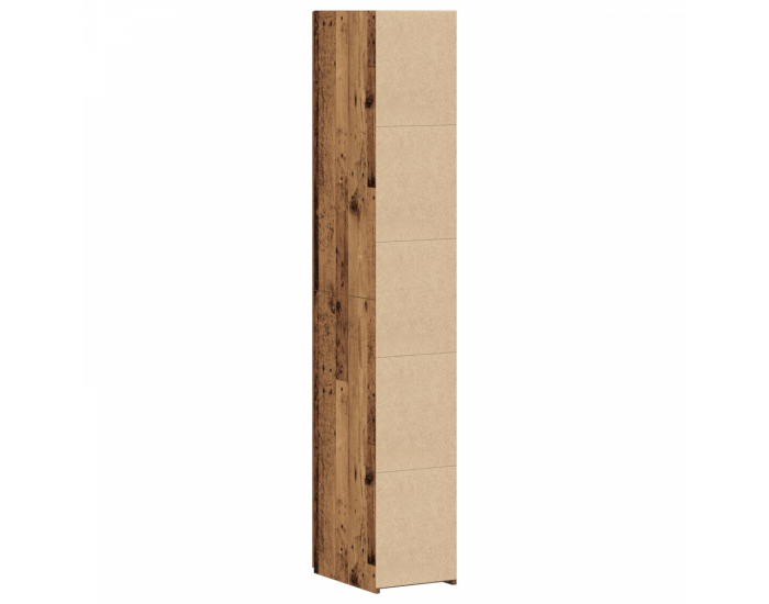 Sonata H Висок шкаф от старо дърво 30x42.5x185 см от инженерно дърво
