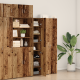 Sonata H Висок шкаф от старо дърво 30x42.5x185 см от инженерно дърво
