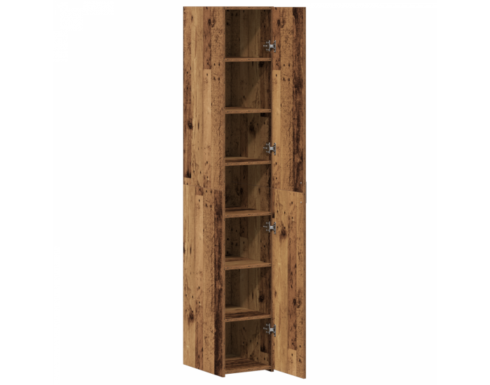 Sonata H Висок шкаф от старо дърво 30x42.5x185 см от инженерно дърво