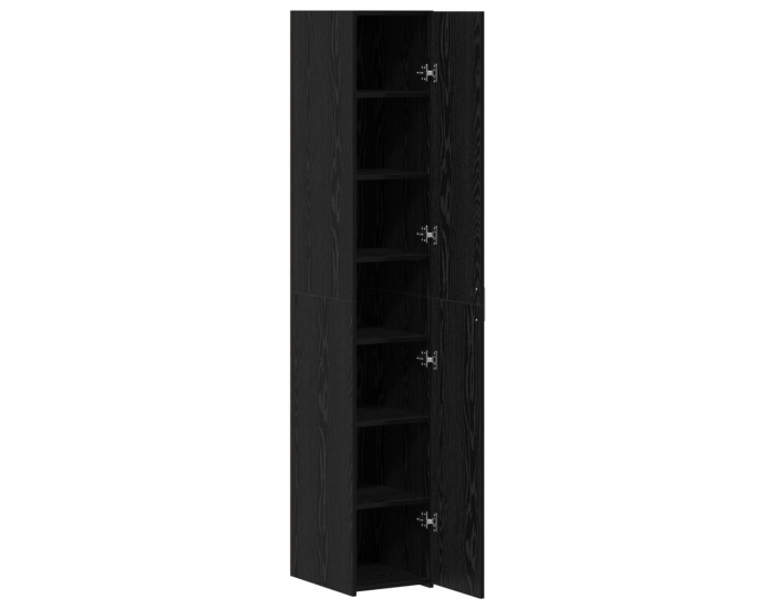 Sonata H Висок Бюфет Черен Дъб 30x42.5x185 см Инженерни плочи