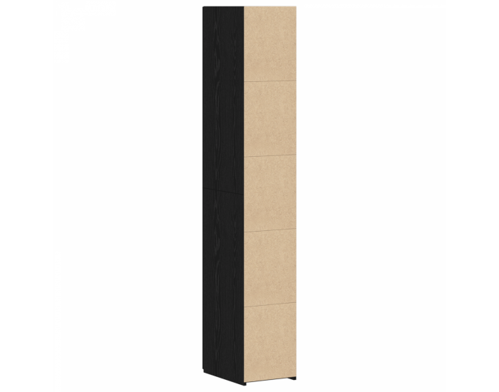 Sonata H Висок Бюфет Черен Дъб 30x42.5x185 см Инженерни плочи