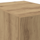 Sonata H Висок шкаф Занаятчийски дъб 40x42.5x185 см Инженерна дървесина