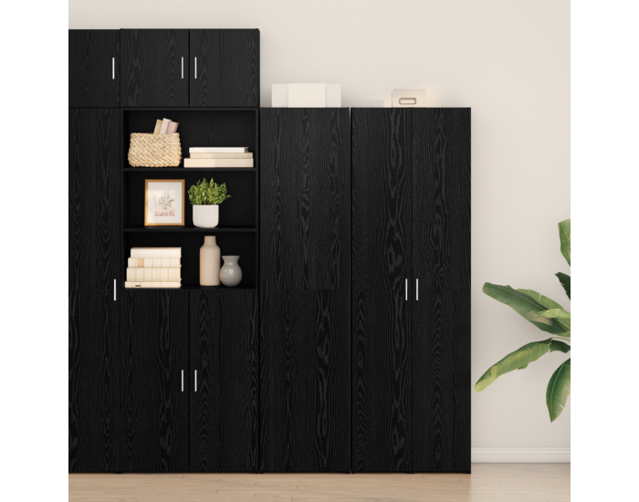 Sonata H Висок шкаф Черен дъб 45x42.5x185 см Инженерна дървесина