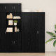 Sonata H Висок шкаф Черен дъб 45x42.5x185 см Инженерна дървесина