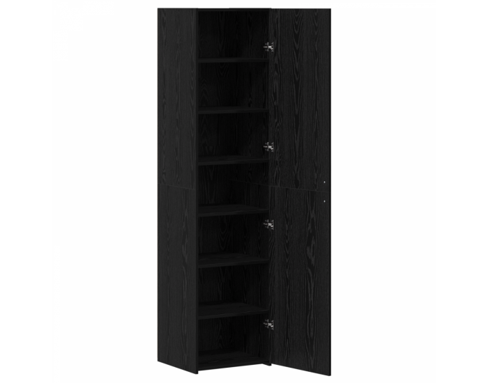 Sonata H Висок шкаф Черен дъб 45x42.5x185 см Инженерна дървесина