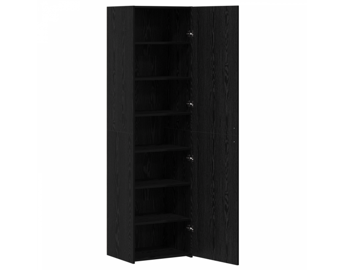 Sonata H Висок шкаф Черно дъбово 50x42.5x185 см Дърво