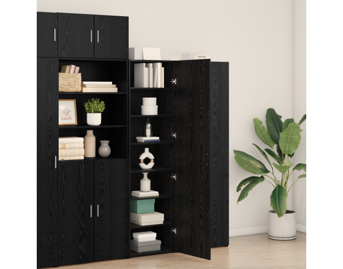 Sonata H Висок шкаф Черно дъбово 50x42.5x185 см Дърво
