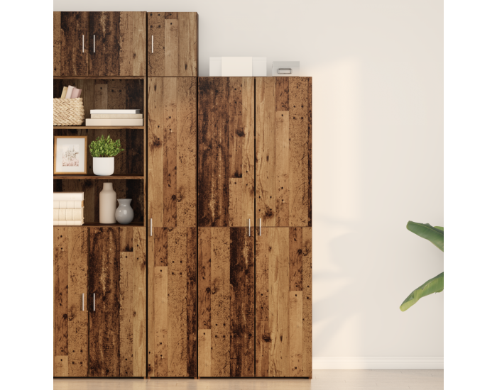 Sonata H Висок шкаф Стара дървесина 70x42.5x185 см Инженерна дървесина