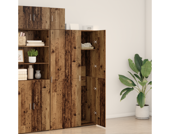 Sonata H Висок шкаф Стара дървесина 70x42.5x185 см Инженерна дървесина