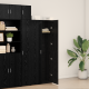 Sonata H Висок шкаф Черен дъб 70x42.5x185 см Инженерна дървесина