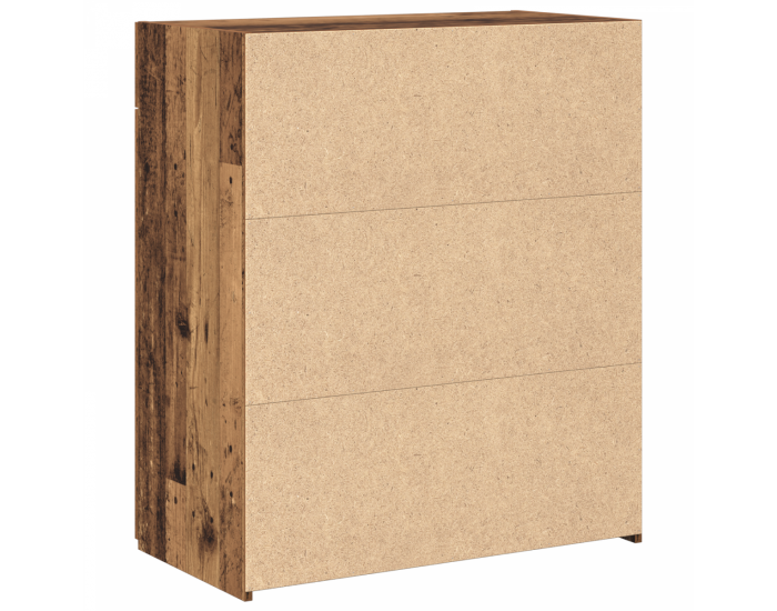 Sonata H Шкаф за съхранение от стара дървесина 80x42.5x93.5 см