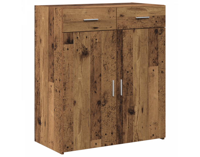 Sonata H Шкаф за съхранение от стара дървесина 80x42.5x93.5 см
