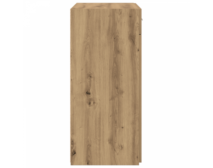 Sonata H Шкаф за съхранение Дъбово изкуство 80x42.5x93.5 см Инженерна дървесина