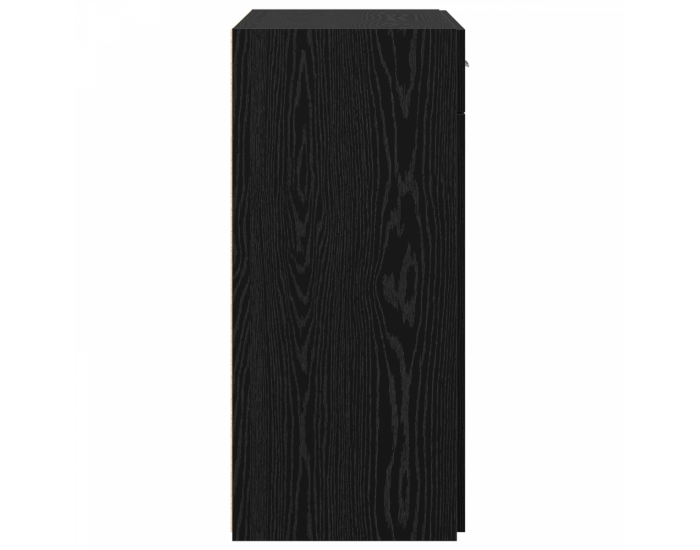 Sonata H съхранителен шкаф Черно дъбово 80x42.5x93.5 см Инженерна дървесина