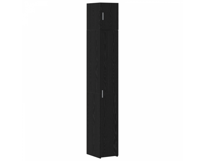 Тесен шкаф за съхранение Sonata H Черен дъб 30x42.5x225 см Инженерна дървесина