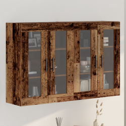 Sonata H Стенни шкафове 2 бр. от старо дърво 69.5x34x90 см. Инженерно дърво - Corpuri, vitrine, biblioteci modulare