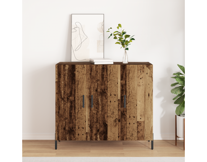Sonata H Сайдборд от стара дървесина 90x34x80 см от шперплат