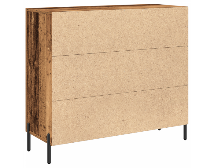Sonata H Сайдборд от стара дървесина 90x34x80 см от шперплат