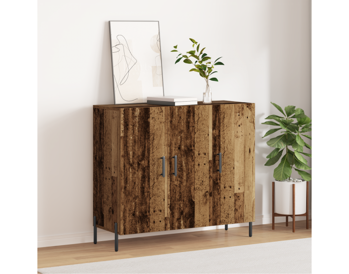 Sonata H Сайдборд от стара дървесина 90x34x80 см от шперплат