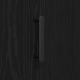 Sonata H Черно дъбово шкафче 90x34x80 см, направено от инженерна дървесина