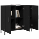 Sonata H Черно дъбово шкафче 90x34x80 см, направено от инженерна дървесина
