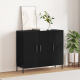 Sonata H Черно дъбово шкафче 90x34x80 см, направено от инженерна дървесина