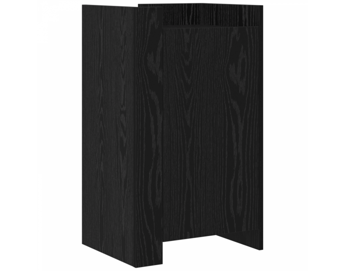 Sonata H Сайдборд Черен дъб 45x35x75 см Инженерна дървесина