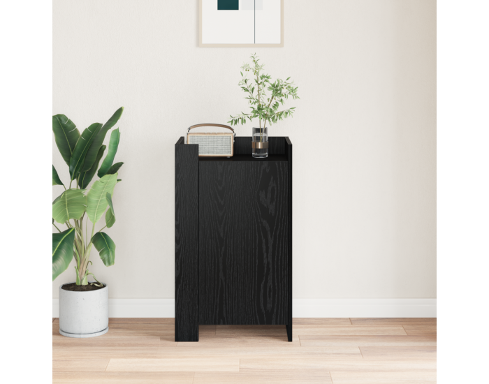 Sonata H Сайдборд Черен дъб 45x35x75 см Инженерна дървесина