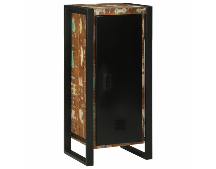 Sonata H Банев стенен шкаф 40x35x90 см от масивно регенерирано дърво