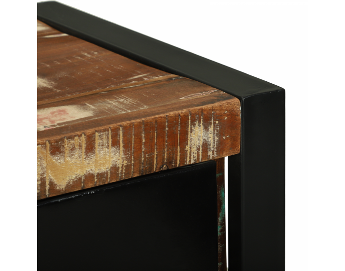 Sonata H Банев стенен шкаф 40x35x90 см от масивно регенерирано дърво