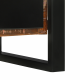 Sonata H Банев стенен шкаф 40x35x90 см от масивно регенерирано дърво