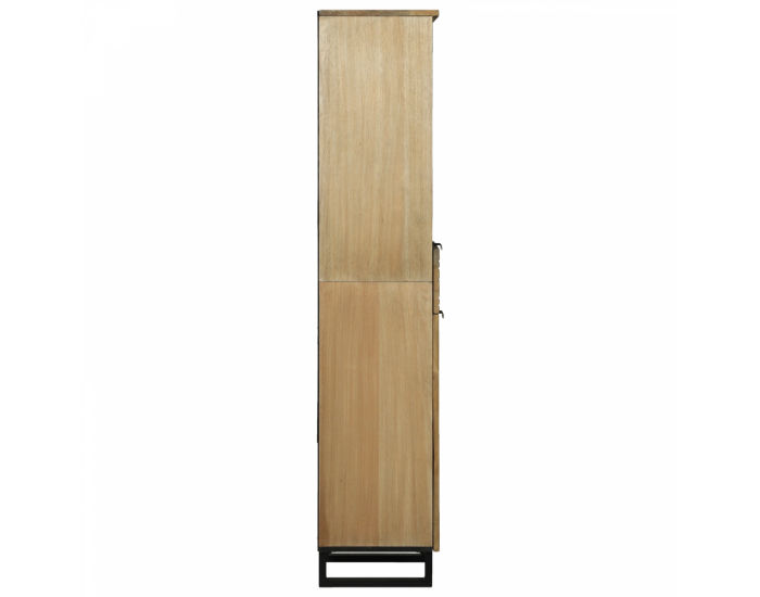 Sonata H шкаф за баня 38x33.5x160 см от масивно дърво манго