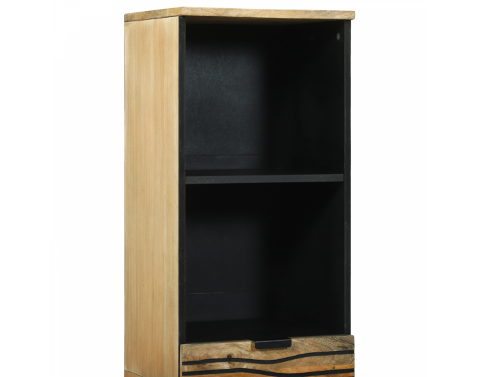 Sonata H шкаф за баня 38x33.5x160 см от масивно дърво манго