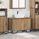 Sonata H Шкаф за мивка Масивен дъб 91x35x60 см Инженерна дървесина
