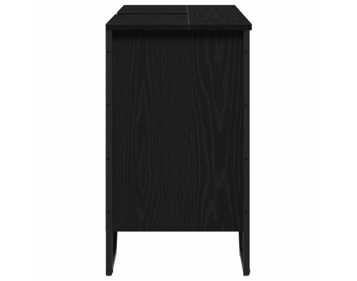 Sonata H Кабинет за мивки Черен дъб 91x35x60 см Инженерна дървесина