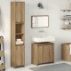 Sonata H Комплект мебели за баня от 3 части Дъб артизан инженерно дърво
