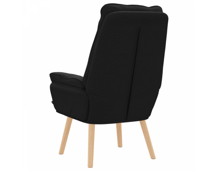 Sonata H Релаксиращ стол Черен текстил