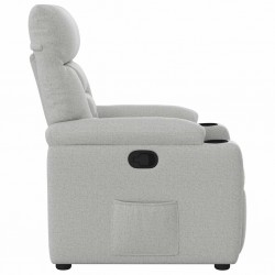 Sonata H Recliner Chair Cloud Grey Fabric - Fotolii