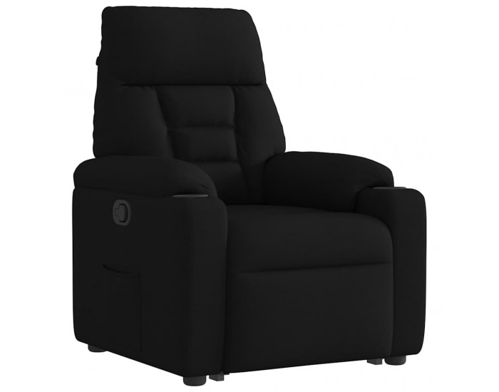 Sonata Fotoliu rabatabil cu ridicare pe verticală, negru, textil