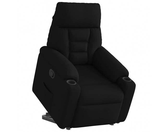Sonata Fotoliu rabatabil cu ridicare pe verticală, negru, textil