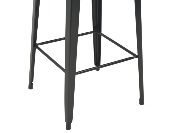 Sonata H Бар комплект от 3 части, стомана, кафяво и черно