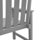Градински столове Sonata H 4 бр Светлосиво 65.5x55.5x88 см HDPE