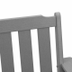 Градински столове Sonata H 6 бр светлосиво 65.5x55.5x88 см HDPE