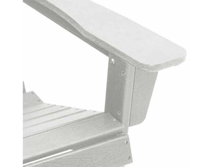 Sonata H Adirondack столове с подлакътници 2 бр. Бял HDPE