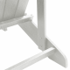 Sonata H Adirondack столове с подлакътници 2 бр. Бял HDPE
