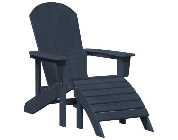Sonata H Adirondack столове с подложки 2 бр Нейви син HDPE
