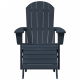 Sonata H Adirondack столове с подложки 2 бр Нейви син HDPE